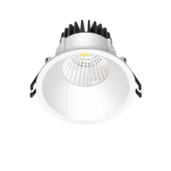 Clearance LED Downlight 10,9W, indbygning, mat hvid Spotlampe|Indbygningsspot Direkte I Isolering