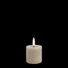 Hot LED Smeltet bloklys, Sandstone, Smooth, 5x4,5 cm Lamper Til Reol|Led Stearinlys