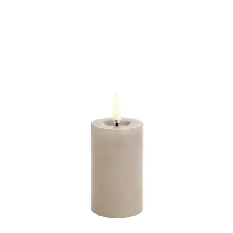 Hot LED Smeltet bloklys, Sandstone, Smooth, 5x7,5 cm Lamper Til Reol|Led Stearinlys