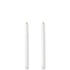 Outlet LED stagelys, Nordic white, Smooth, 2-pak, 2,3x25 cm Led Stearinlys