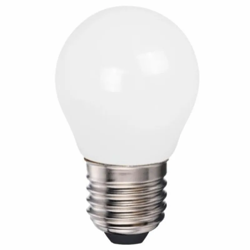 Online LED 4W kronepære opal, E27, 2700K (3-trins dæmp) Pærer|Led Pærer