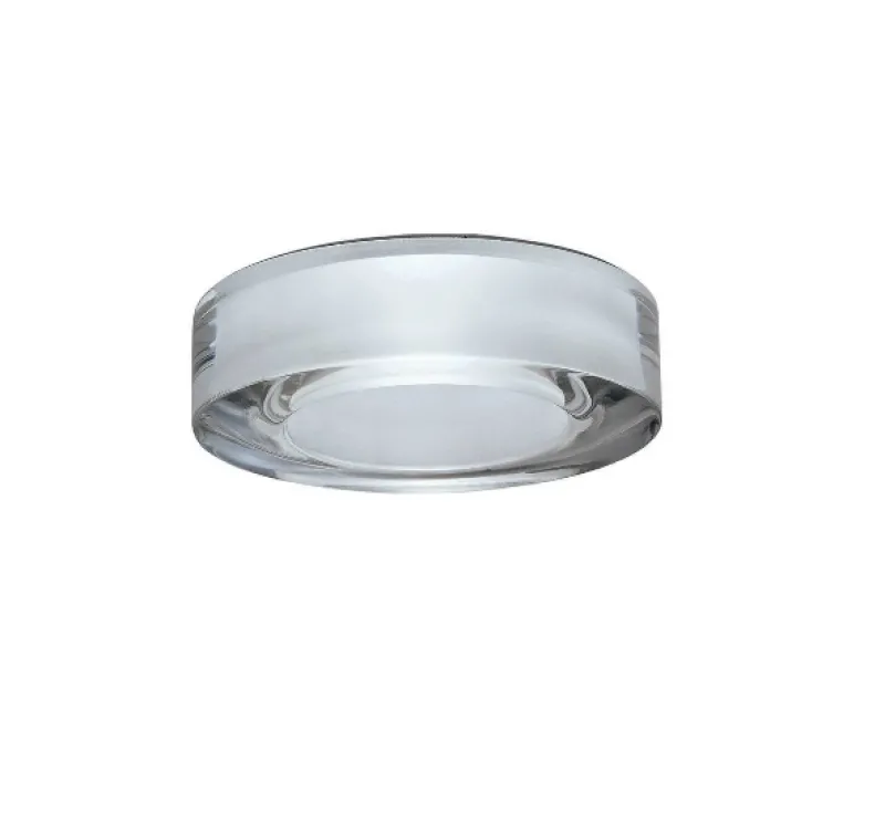 Outlet Lei Indbygningsspot, klar krystal 230V Spotlampe|Glas Lamper