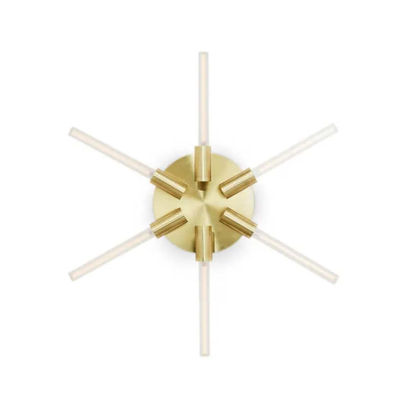 Discount Liberty Star væglampe, guld Lampe Til Trappeopgang|Væglamper