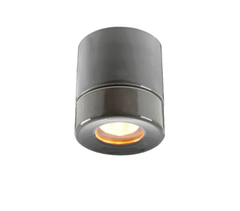 Hot Light On Downlight Sauna loftlampe, grå Vådrumslamper|Saunalamper
