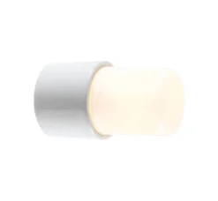 Outlet Light On loftlampe / væglampe m/skærm, hvid Hvide Lamper|Vådrumslamper