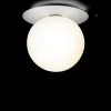 Best Liila 1 large væglampe / loftlampe IP44, light silver/opal Glas Lamper|Vådrumslamper