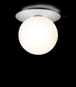 Best Liila 1 large væglampe / loftlampe IP44, light silver/opal Glas Lamper|Vådrumslamper