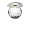 Clearance Liila 1 large væglampe / loftlampe IP44, light silver/klar Glas Lamper|Vådrumslamper