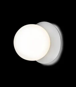 Sale Liila 1 medium væglampe / loftlampe IP44, light silver/opal Glas Lamper|Vådrumslamper