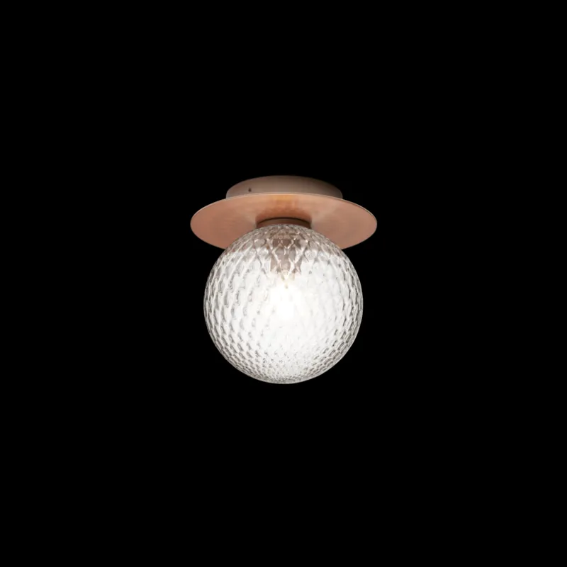 Discount Liila 1 Outdoor væglampe / loftlampe, mørk bronze/klar Glas Lamper|Sommerhus Lamper