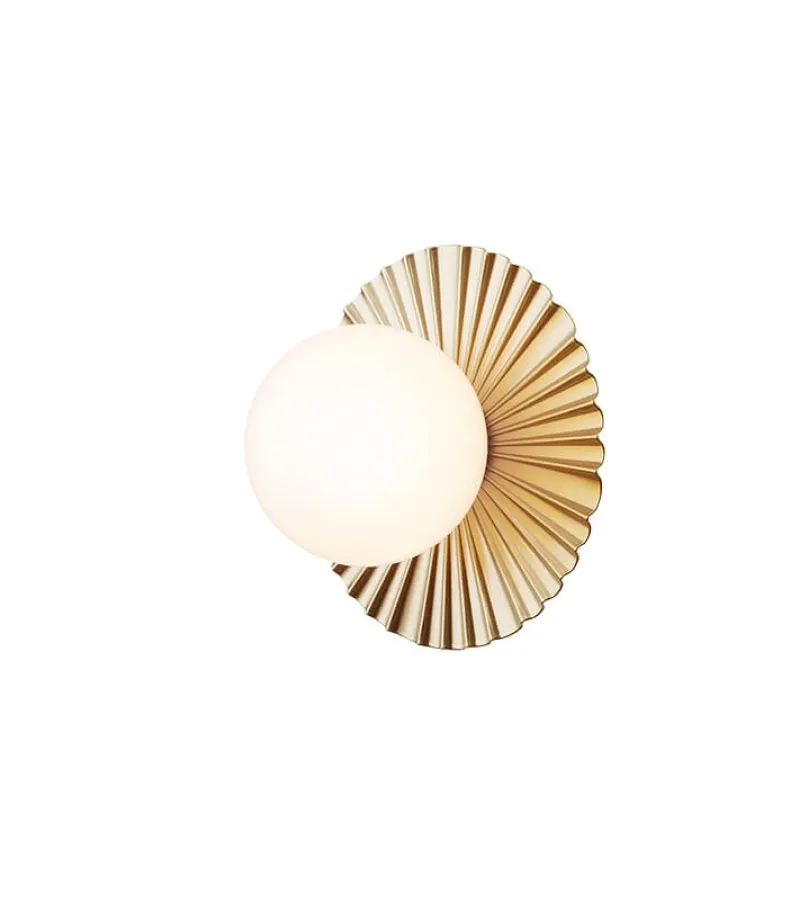 Discount Liila Muuse væglampe / loftlampe small, Nordic guld/opal Messinglamper|Sommerhus Lamper