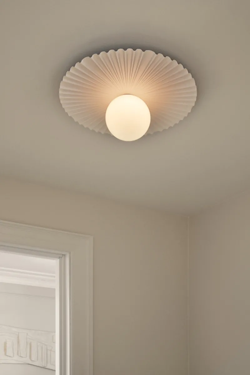 Sale Liila Muuse væglampe / loftlampe medium, Nordic guld/opal Messinglamper|Stue Lamper