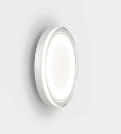 Lisc udendørs væglampe / loftlampe, pure white Hvide Lamper|Terrasselamper