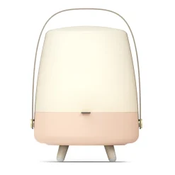 Best Lite-up Play LED lampe m/højtaler, lyserød Lamper I Træ|Transportable Lamper