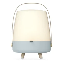 Lite-up Play LED lampe m/højtaler, sky blå Lamper I Træ|Transportable Lamper