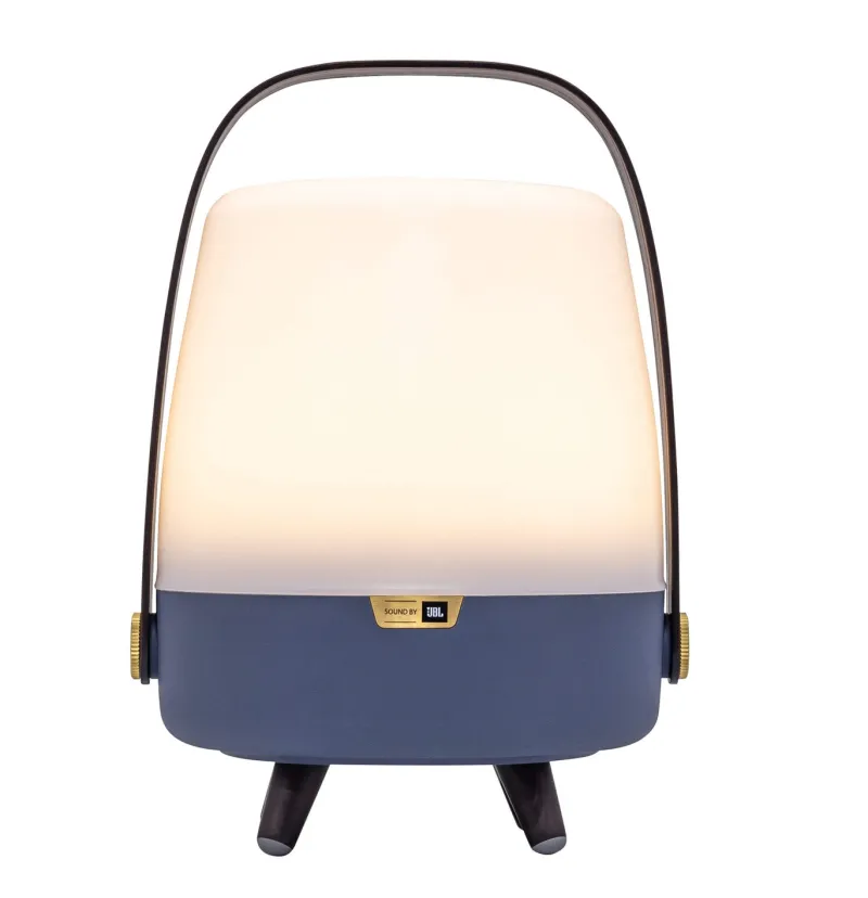 Best Lite-up Play Mini 2.0 LED lampe m/JBL højtaler, ocean Lamper I Træ|Transportable Lamper