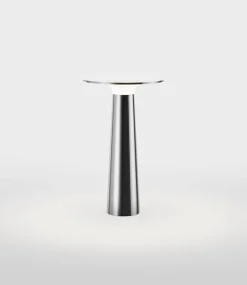 Lix batterilampe / bordlampe, krom Krom Lamper|Transportable Lamper