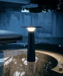 Lix batterilampe / bordlampe, jet black Transportable Lamper|Lamper Til Sofabord