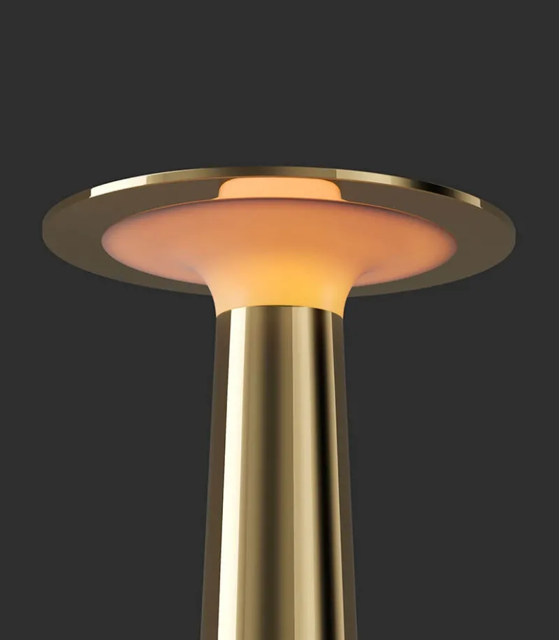 Outlet Lix batterilampe / bordlampe, messing Messinglamper|Transportable Lamper
