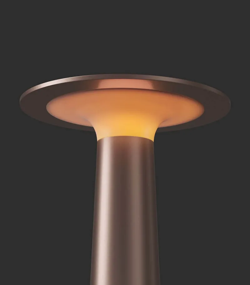 Clearance Lix batterilampe / bordlampe, bright bronze Transportable Lamper|Lamper Til Sofabord