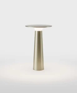 Online Lix batterilampe / bordlampe, true gold Transportable Lamper|Lamper Til Sofabord