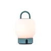 Outlet Loome bordlampe / batterilampe, smoky teal (blågrøn) Transportable Lamper|Lamper Til Reol