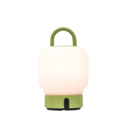 Best Loome bordlampe / batterilampe, moss (grøn) Transportable Lamper|Lamper Til Reol