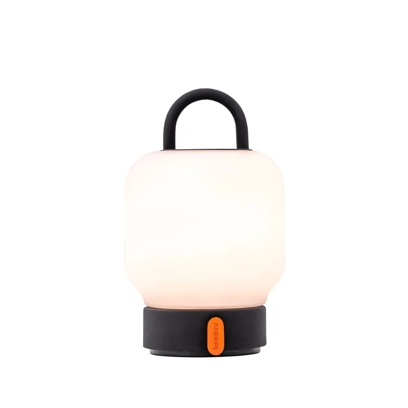 Clearance Loome bordlampe / batterilampe, antrasit Transportable Lamper|Lamper Til Reol