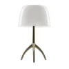 Online Lumiere Grande, hvid/pearl med dæmper Hvide Lamper|Glas Lamper