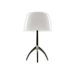 Sale Lumiere Piccola, hvid/alu med dæmper Hvide Lamper|Glas Lamper