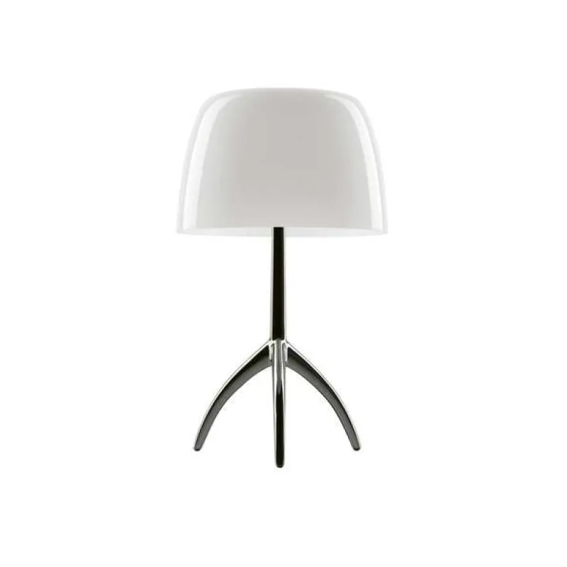 Sale Lumiere Piccola, hvid/alu med dæmper Hvide Lamper|Glas Lamper