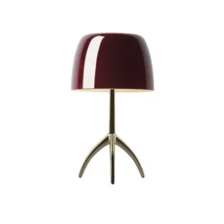 Clearance Lumiere Piccola, rød/pearl med dæmper Glas Lamper