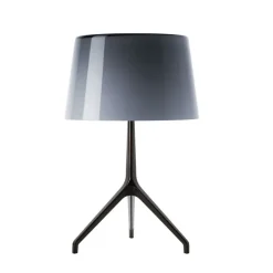 Online Lumiere XXL bordlampe, sort/grå Glas Lamper