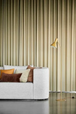 LYSS gulvlampe, mat mandelfarvet Standerlamper|Gulvlamper