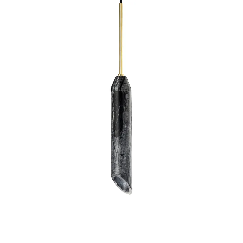 New Marble Art pendel, antrasit Lamper Til Sofabord|Pendler