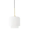 Hot Megumi pendel Ø18, messing/opal Messinglamper|Glas Lamper