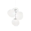Outlet Melt mini lysekrone, opal/sølv Entre Lamper|Lysekroner