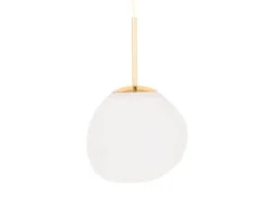 New Melt mini pendel, opal/guld Hvide Lamper|Hængelamper
