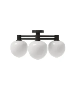 Hot Memoir 3 loftlampe 120, sort/opal Hvide Lamper|Glas Lamper