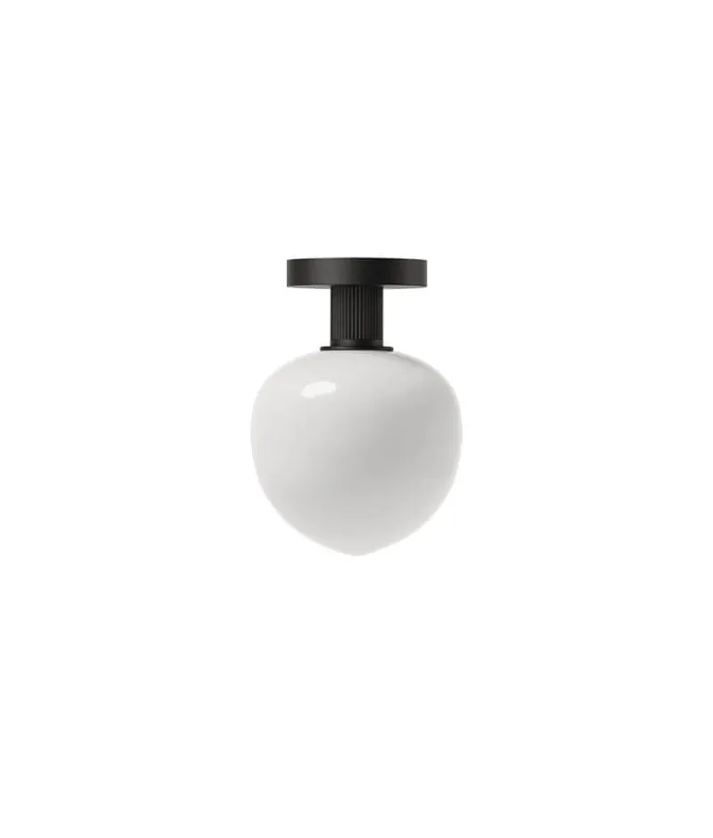 Sale Memoir loftlampe 120, sort/opal Hvide Lamper|Glas Lamper