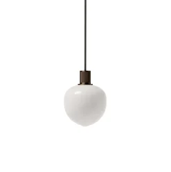 Online Memoir pendel 120, bronze/opal Hvide Lamper|Glas Lamper