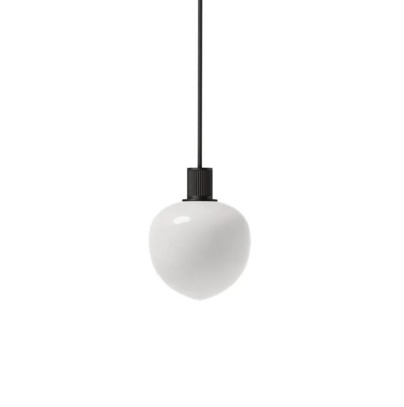 Clearance Memoir pendel 120, sort/opal Hvide Lamper|Glas Lamper