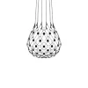 Online Mesh pendel Ø80 / 1 m ledning, sort Pendler|Stue Lamper