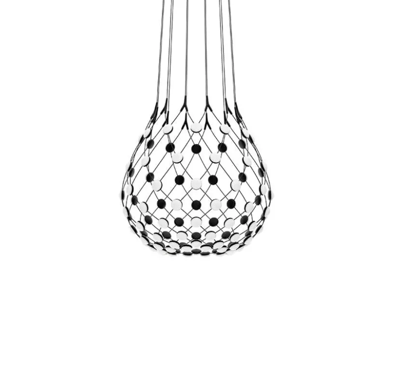 Online Mesh pendel Ø80 / 1 m ledning, sort Pendler|Stue Lamper