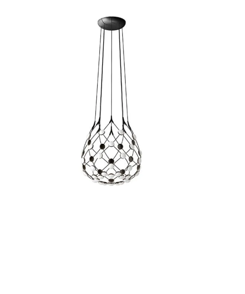 Hot Mesh pendel Ø55 / 1 m ledning, sort Pendler|Stue Lamper