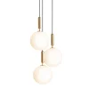 Outlet Miira 3 Large pendel, messing/opal Glas Lamper|Pendler