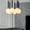 Best Miira 6 pendel, grå/opal Glas Lamper|Klyngependel