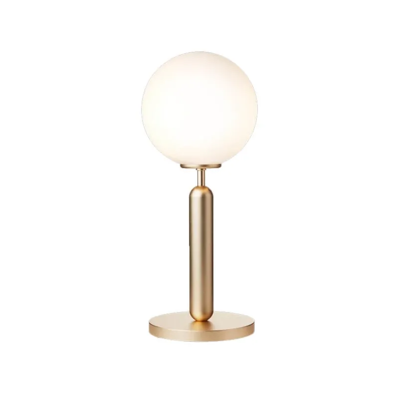 Discount Miira bordlampe, messing/opal Glas Lamper|Messinglamper
