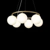 Best Miira Circular 6, opal/messing Messinglamper|Glas Lamper