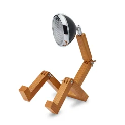 Hot Mini Mr. Wattson bordlampe, Fashion sort Børn Lamper I Træ|Lamper Til Natbord